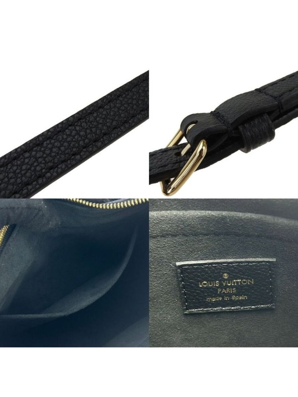 Louis Vuitton Bagatelle NM Monogram Empreinte Black Noir Crossbody - Picture 7 of 9